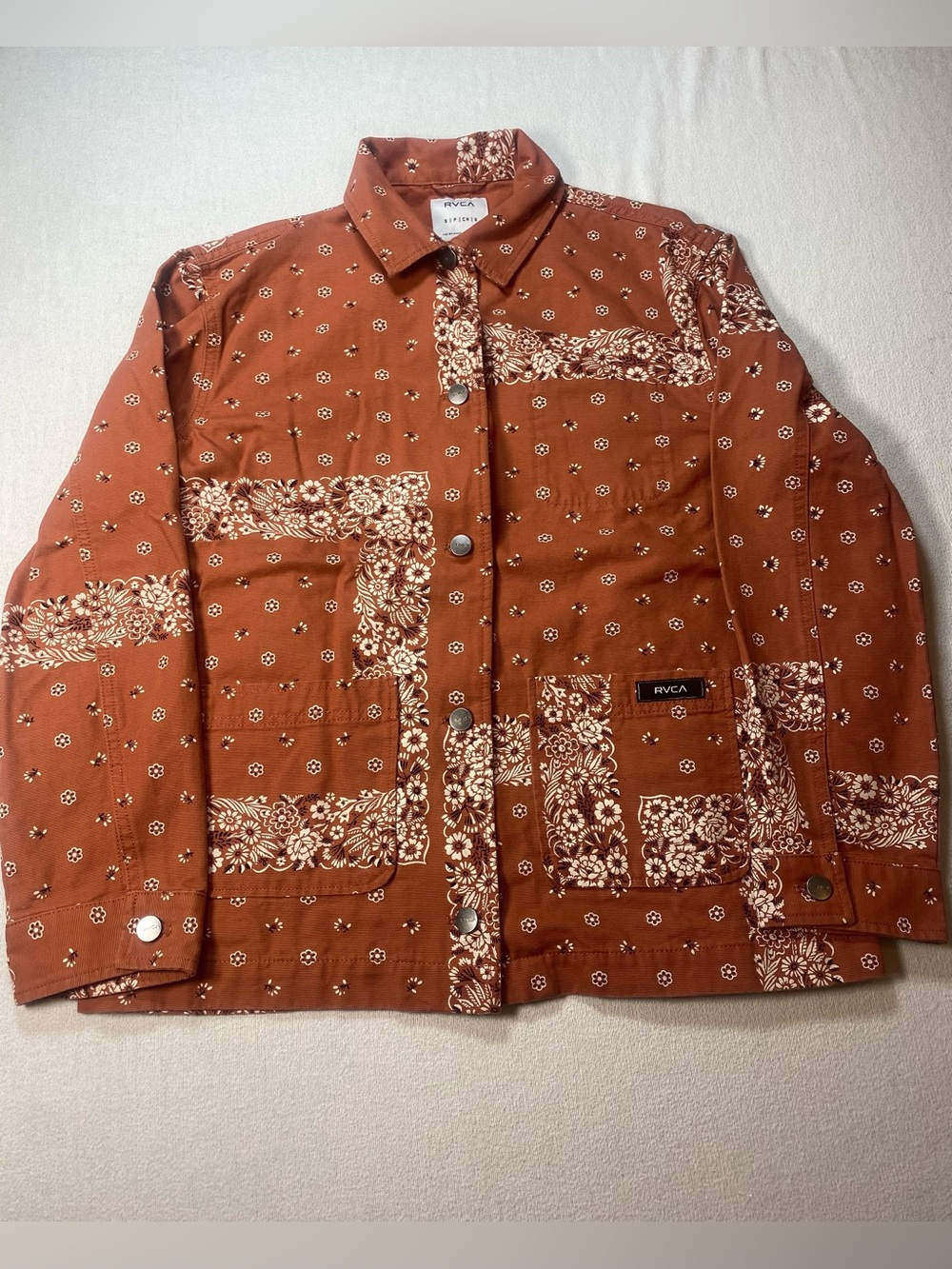 RVCA cinnamon Chorelist Jacket
